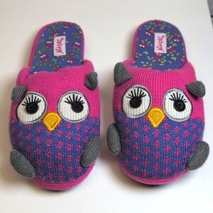 Nick & Nora owl slippers size L/XL NWOB